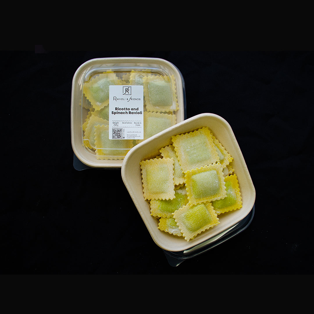 250g Ricotta and Spinach ravioli