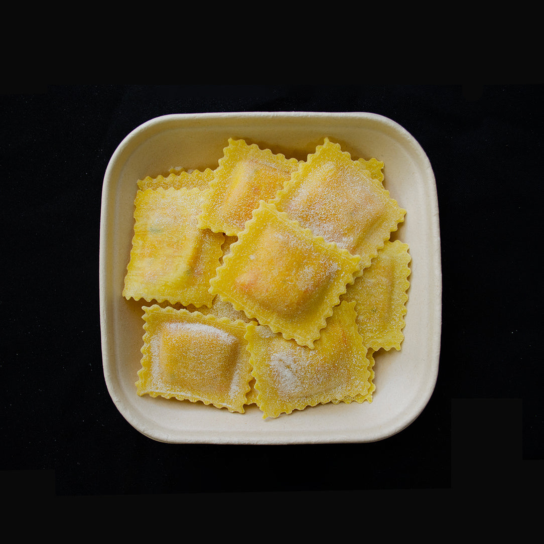 250g Roasted peppers, ricotta and mint ravioli