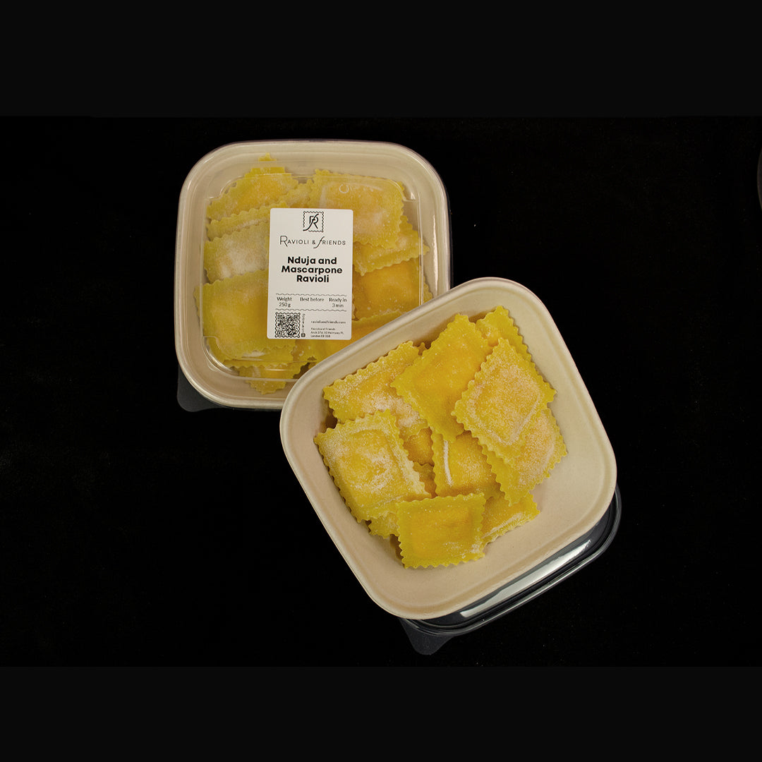 250g Nduja and mascarpone ravioli